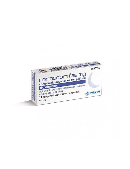 NORMODORM 25MG 14 COMP