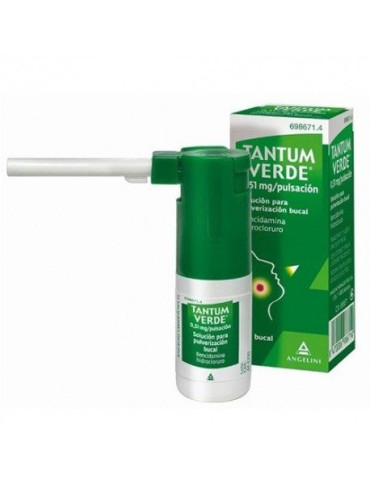 TANTUM VERDE 510 MCG/PULSACION AEROSOL BUCAL 15