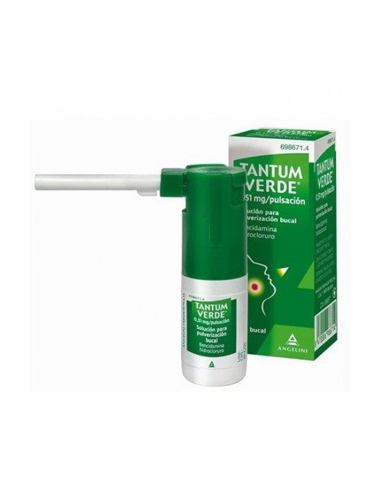 TANTUM VERDE 510 MCG/PULSACION AEROSOL BUCAL 15