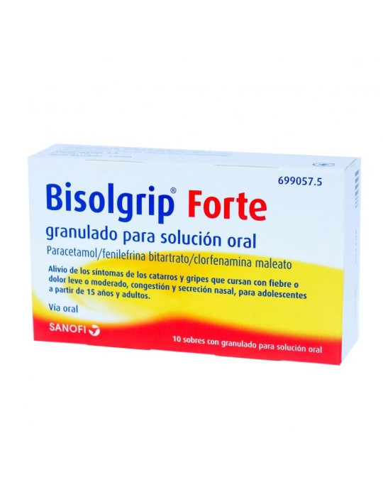 BISOLGRIP FORTE SOBRE PARA/FENIL/CLO 650/15/4