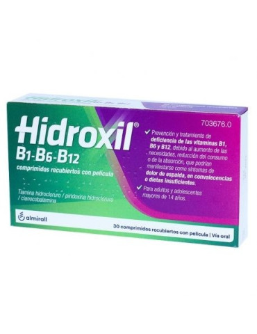 HIDROXIL B12 B6 B1 30 COMP