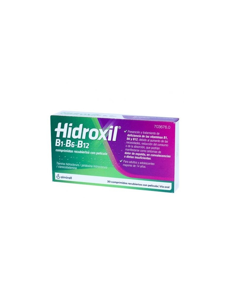 HIDROXIL B12 B6 B1 30 COMP