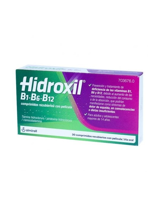 HIDROXIL B12 B6 B1 30 COMP