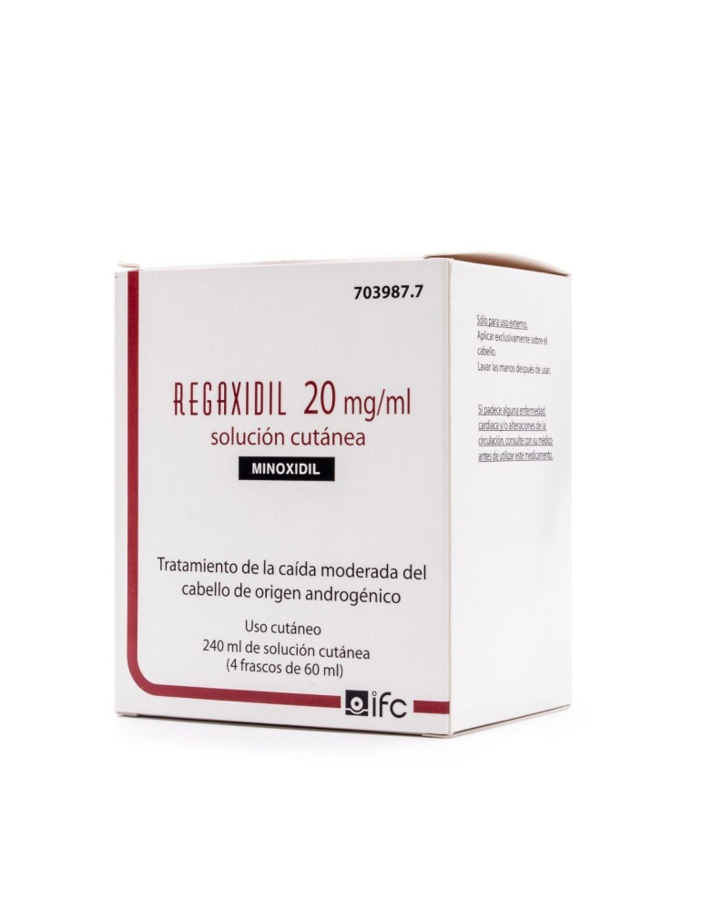 REGAXIDIL 20 MG/ML MINOXIIL 2% 4X60ML