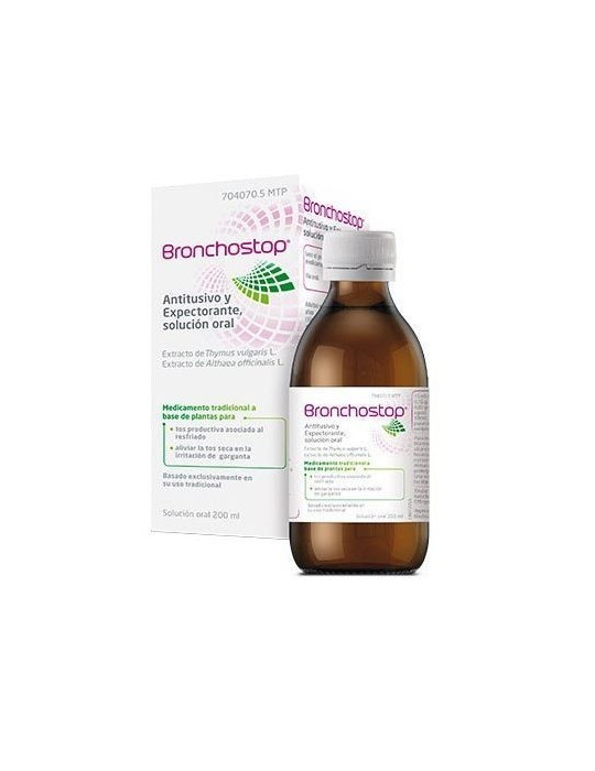 BRONCHOSTOP ANTITUSIVO Y EXPECTORANTE SOLUCION O