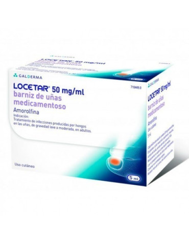 LOCETAR 50 MG/ML BARNIZ UÑAS MEDICAMENTOSO 5 ML