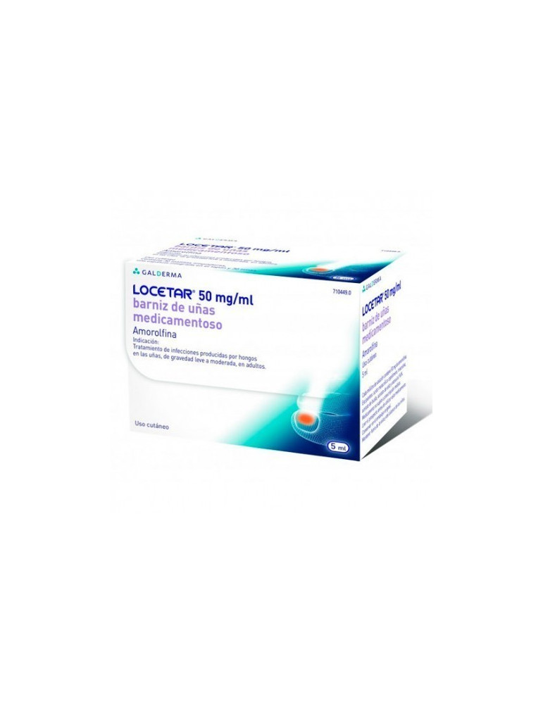 LOCETAR 50 MG/ML BARNIZ UÑAS MEDICAMENTOSO 5 ML