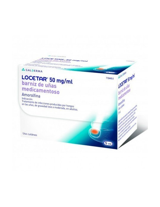 LOCETAR 50 MG/ML BARNIZ UÑAS MEDICAMENTOSO 5 ML