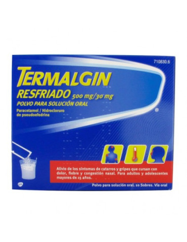 TERMALGIN RESFRIADO 10 SOBRES