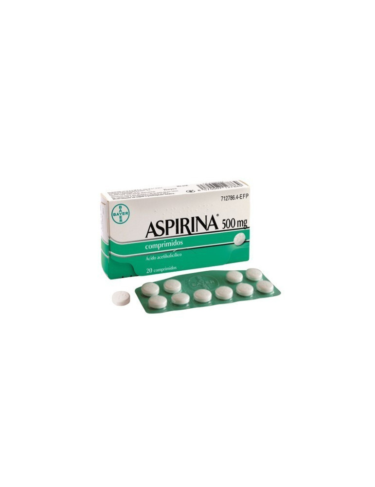 ASPIRINA 500 MG 20 COMP ADULTOS