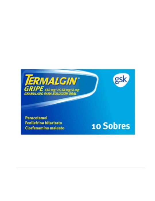 TERMALGIN GRIPE 650 MG 10 SOBRES