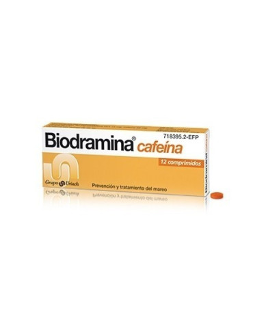 BIODRAMINA CAFEINA 12 GRAG