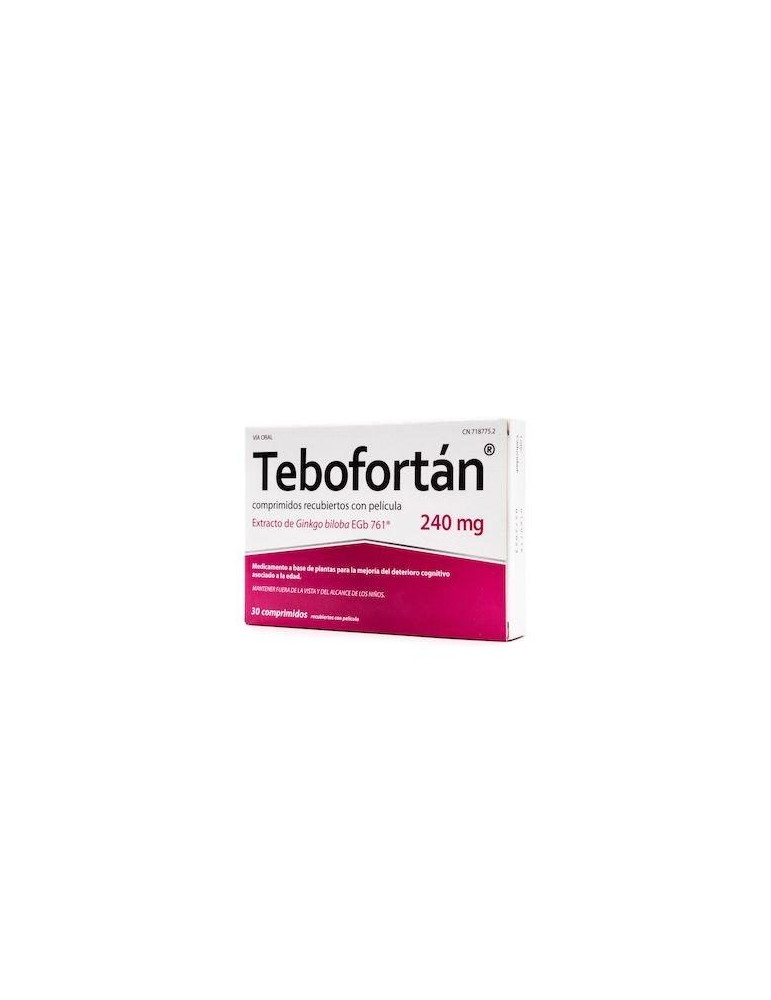 TEBOFORTAN 240 MG 30 COMPRIMIDOS RECUBIERTOS