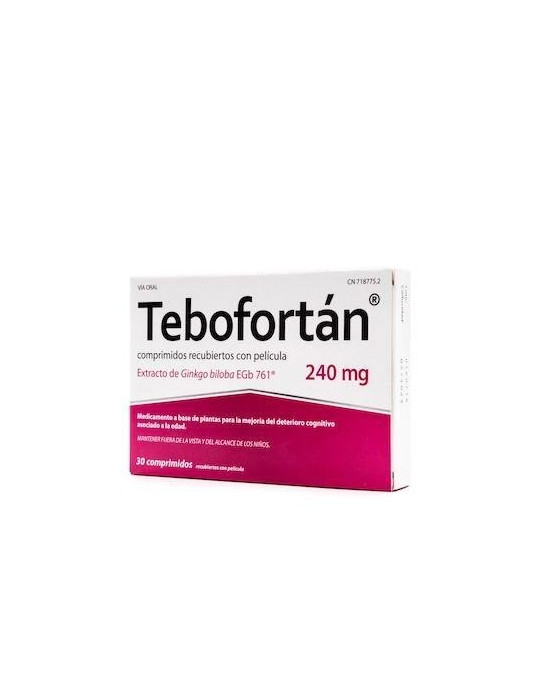 TEBOFORTAN 240 MG 30 COMPRIMIDOS RECUBIERTOS