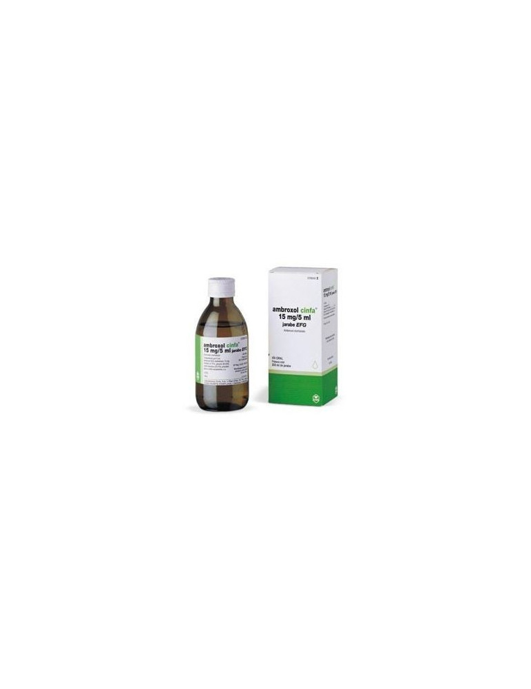 AMBROXOL CINFA EFG 3 MG/ML JARABE 200 ML FRASCO