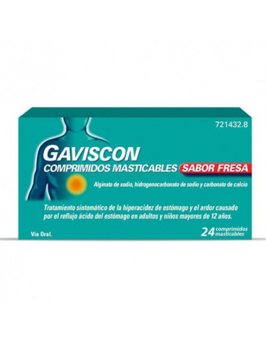 GAVISCON 24 COMP MASTICABLES FRESA (BLISTER)