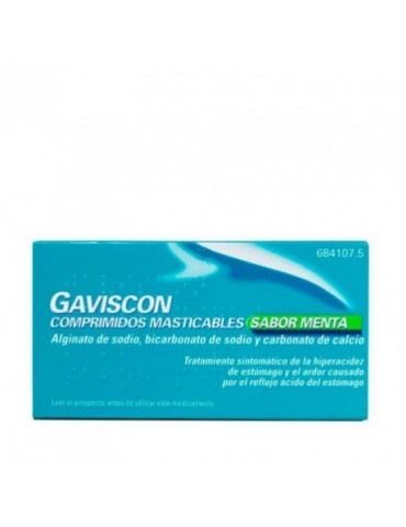 GAVISCON 24 COMP MASTICABLES MENTA
