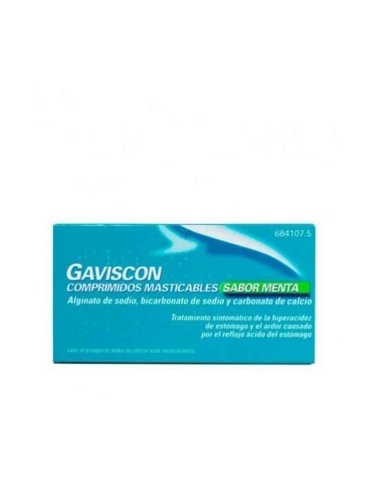 GAVISCON 24 COMP MASTICABLES MENTA