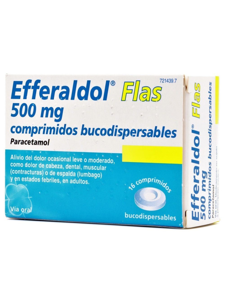 EFFERALDOL FLAS 500 MG 16 COMP BUCO (EFFERALGAN)