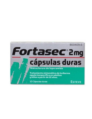 FORTASEC 2 MG 12 CAPSULAS