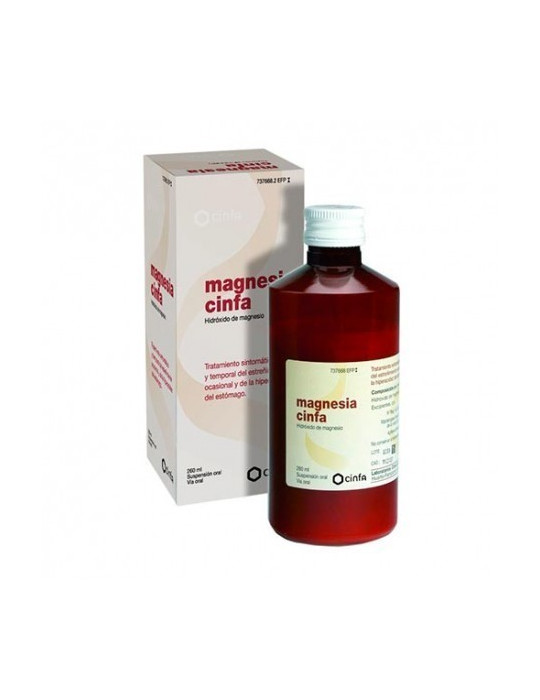 MAGNESIA CINFA 1G/5ML SUSPENSION 260 ML