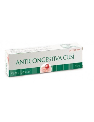 ANTICONGESTIV CUSI PASTA LASSAR 45 GR OXIDO ZINC