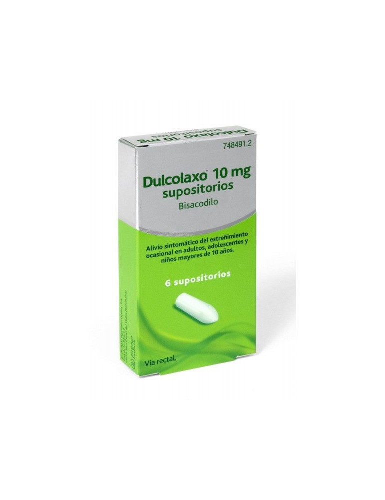 DULCOLAXO BISACODILO 10 MG 6 SUPOSITORIOS