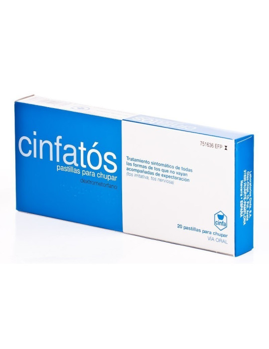 CINFATOS 20 PASTILLAS PARA CHUPAR
