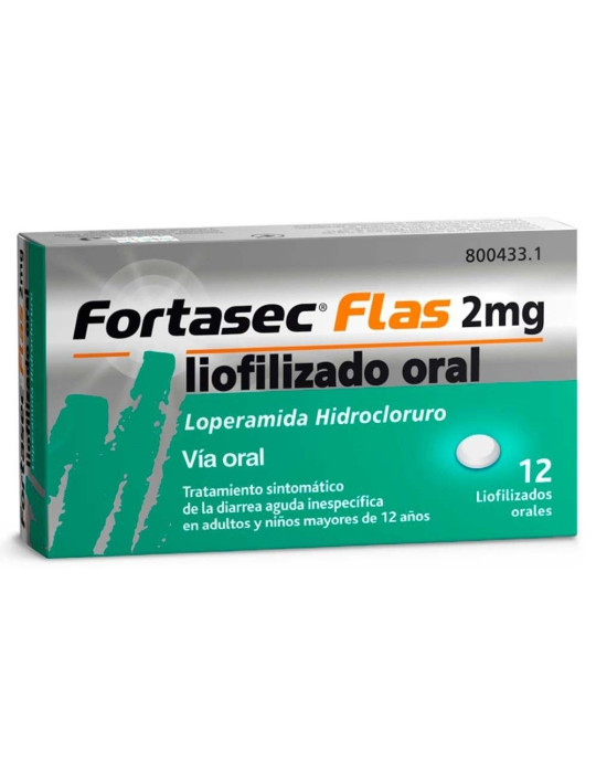 FORTASEC FLAS 2 MG 12 COMP