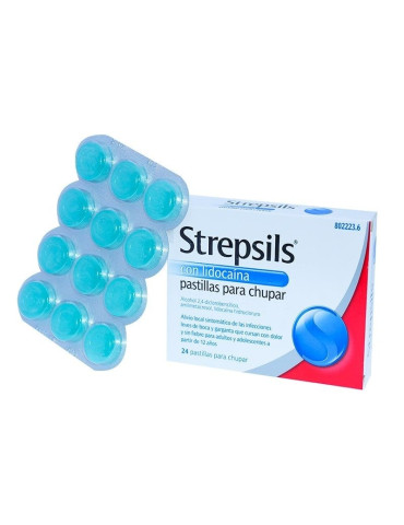 STREPSILS ANESTESICO 24 LIDOCAINA
