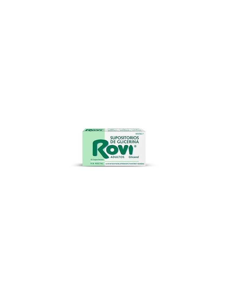 SUPOSITORIOS DE GLICERINA ROVI ADULTOS 2,25 G 12