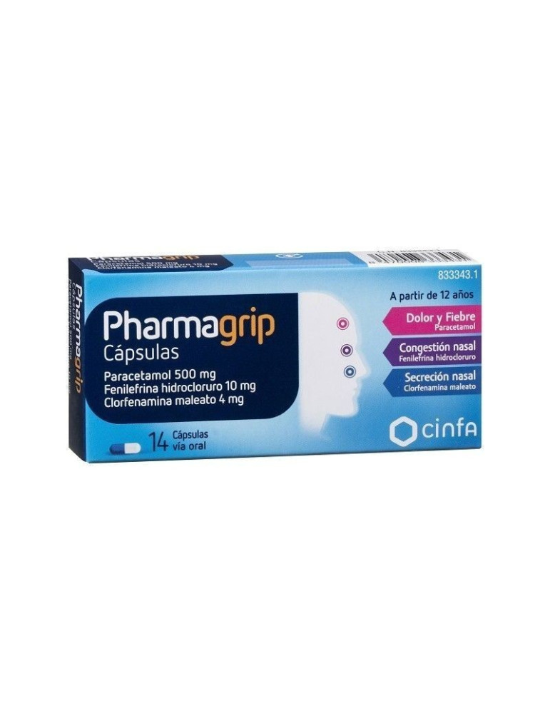 PHARMAGRIP FORTE 14 CAPS