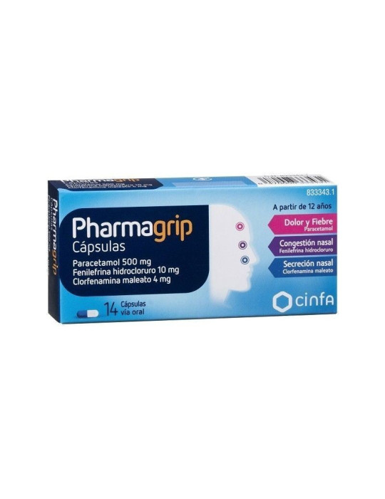PHARMAGRIP FORTE 14 CAPS