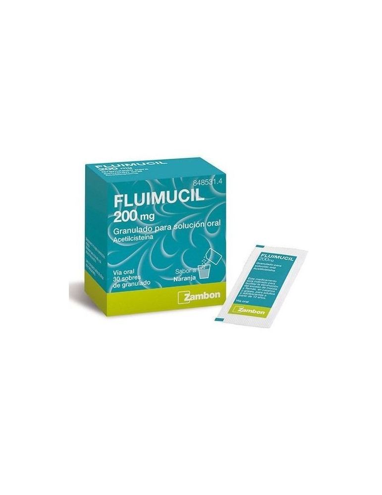 FLUMIL FLUIMUCIL 200 MG 30 SOBRES ADULTOS NARANJ