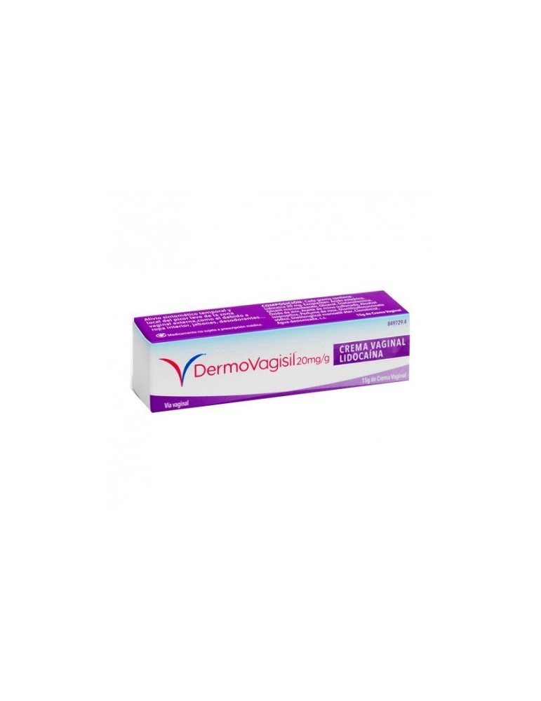DERMOVAGISIL 2% CREMA 15G LIDOCAINA