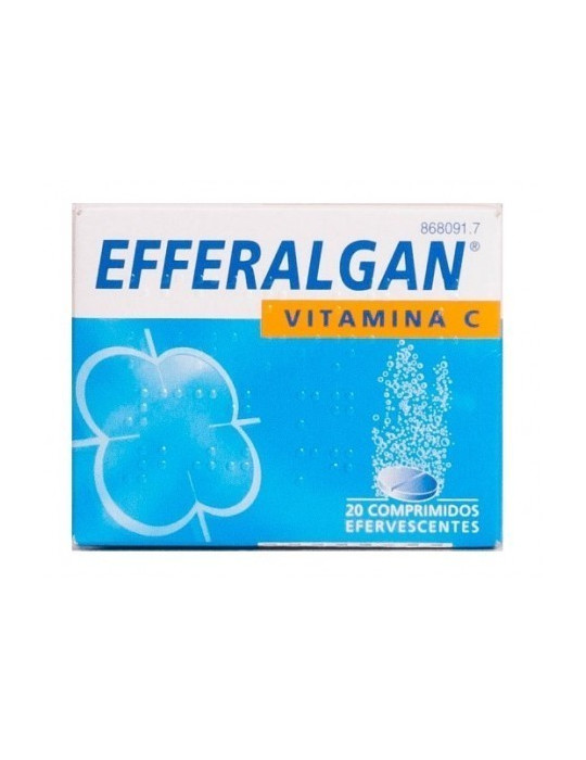 EFFERALGAN VITAMINA C (EFFERALDOL) 20 COMP EFERV