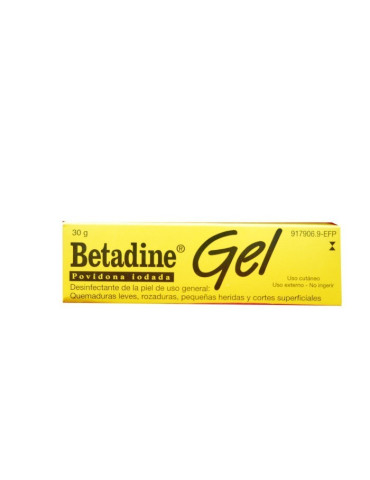 BETADINE GEL 30 GRS