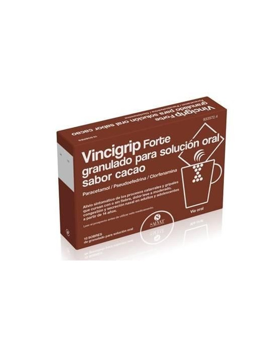 VINCIGRIP FORTE 10 SOBRES CACAO