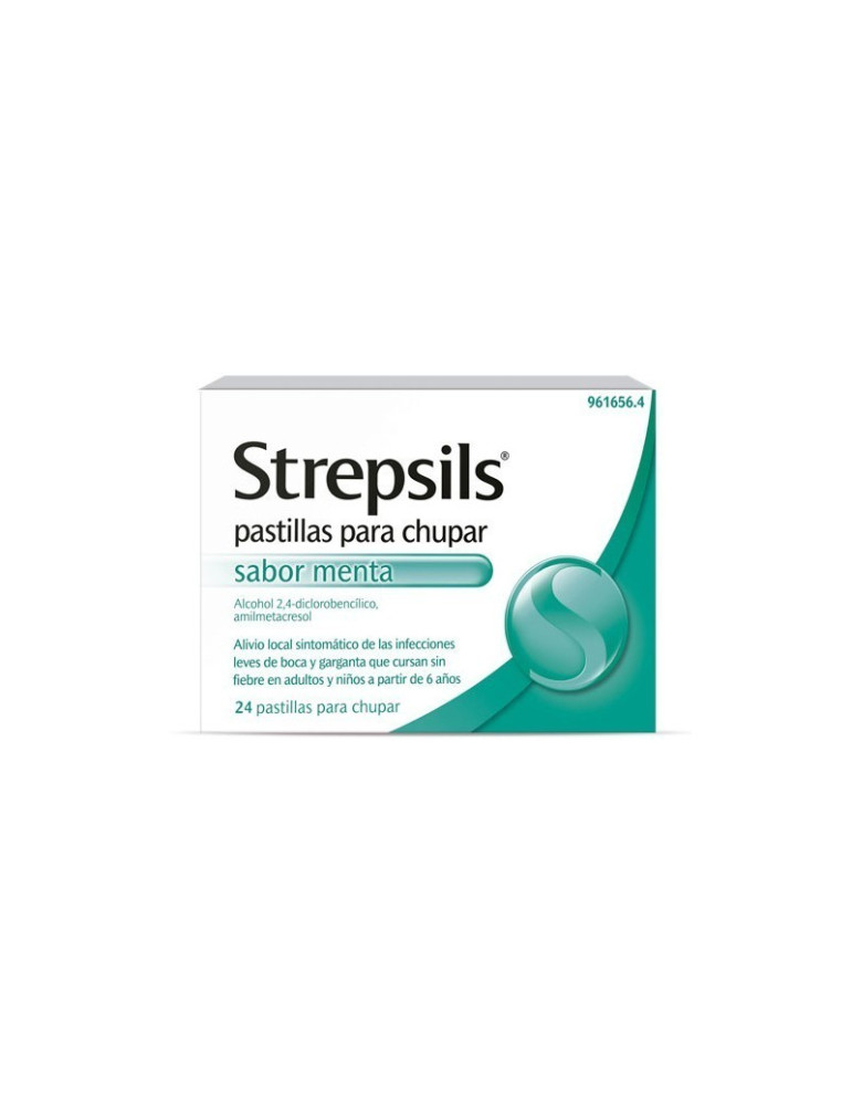 STREPSILS MENTA 24 PASTILLAS