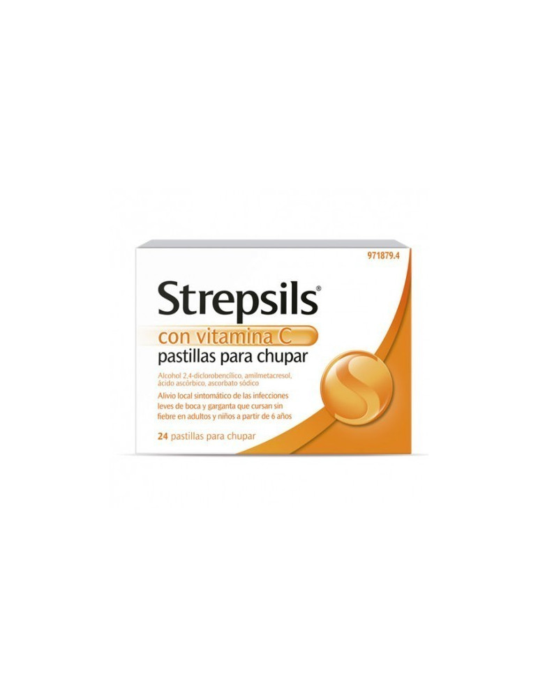 STREPSILS VITAMINA C 24 PASTILLAS