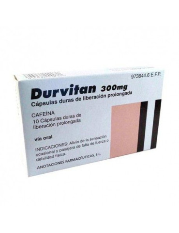 DURVITAN 300 MG 10 CAPS