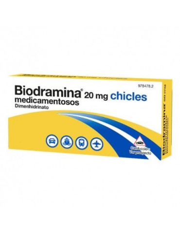 BIODRAMINA 6 CHICLES MENTA