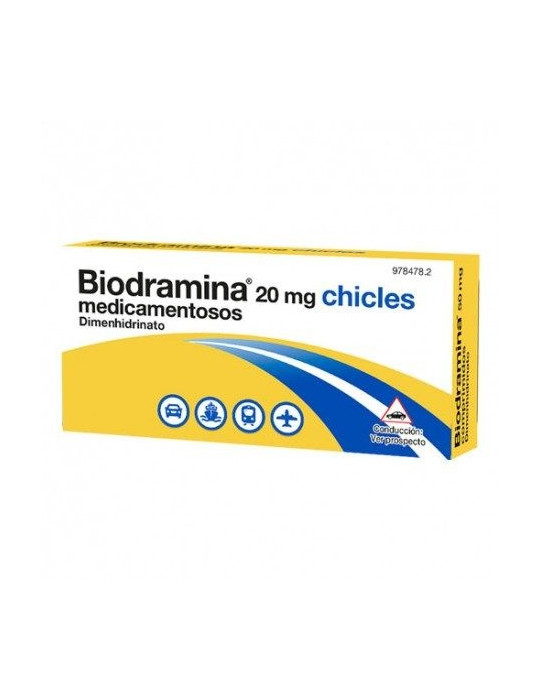 BIODRAMINA 6 CHICLES MENTA
