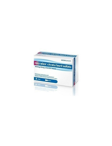 MICRALAX 4 MICROENEMAS 5 CC ENEMA