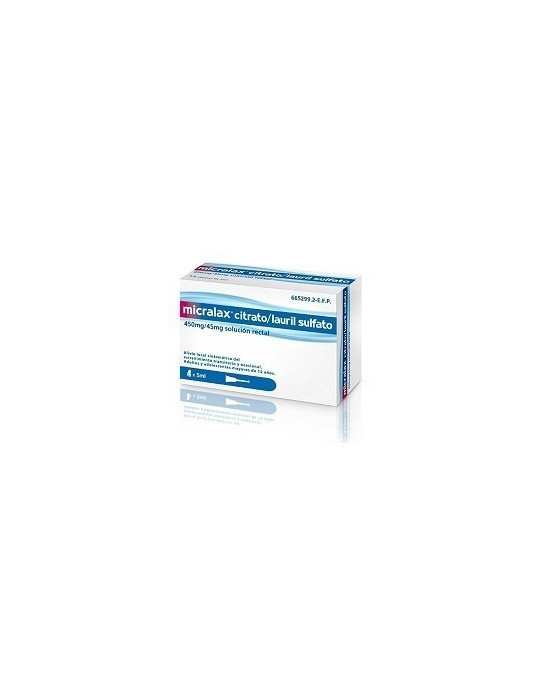 MICRALAX 4 MICROENEMAS 5 CC ENEMA
