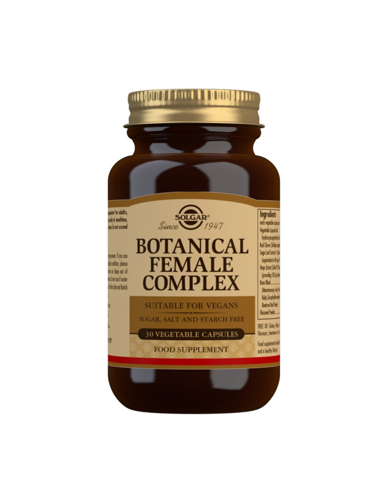 SOLGAR BOTANICAL FEMALE COMPLEX 30COMP VEG