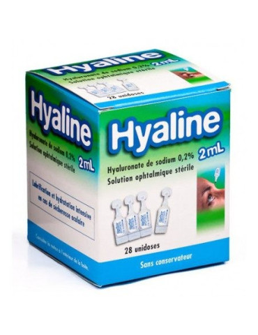 HYALINE SOL OFTALMICA 2ML 28 UNIDOSIS