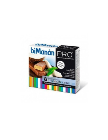 BIMANAN PRO BARRITA CHOCOLATE Y COCO DIETA HIPER
