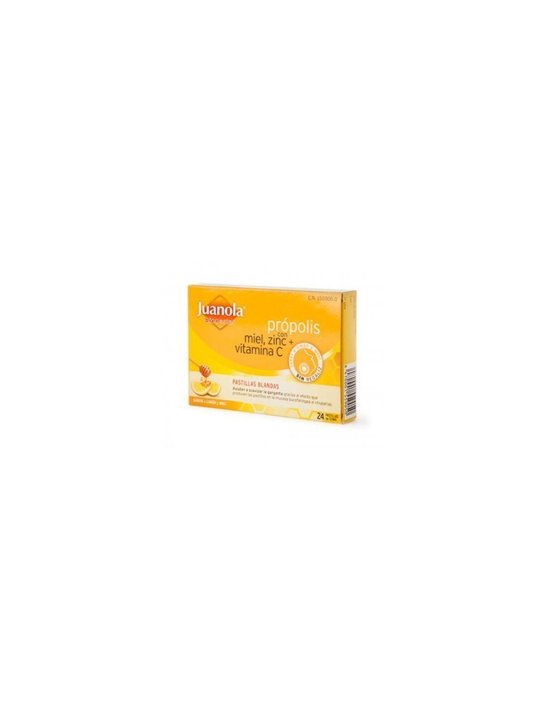 JUANOLA PASTILLAS BLANDAS PROPOLIS MIEL LIMON