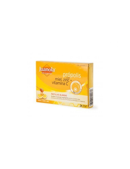 JUANOLA PASTILLAS BLANDAS PROPOLIS MIEL LIMON